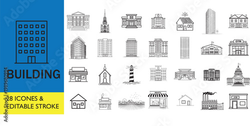 business, factory, building, real estate, illustration, logotype, symbol, signs, silhouette, conception, constructor, deposit, garage, hall, office, people, skyscraper, storage, warehouse, acronym, ar