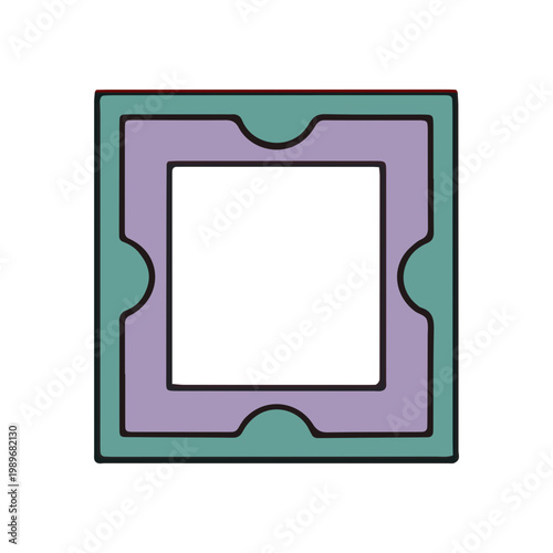 Decorative Square Frame Illustration