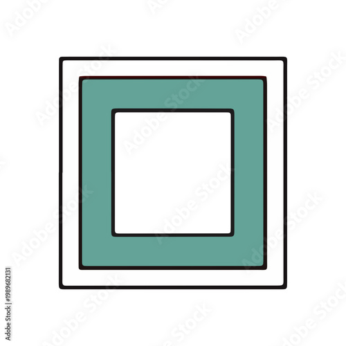 Minimalist Square Frame Icon