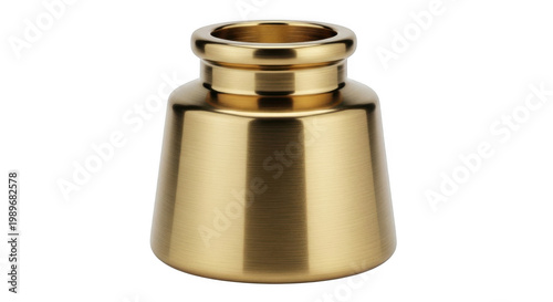 A single honey dipper bottle with golden liquid inside isolated on transparent background