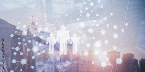 Online User Network Visualization and Human Interaction Data