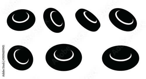 Red Blood Cells, Erythrocytes, Microscopic View, Medical Illustration, Biology