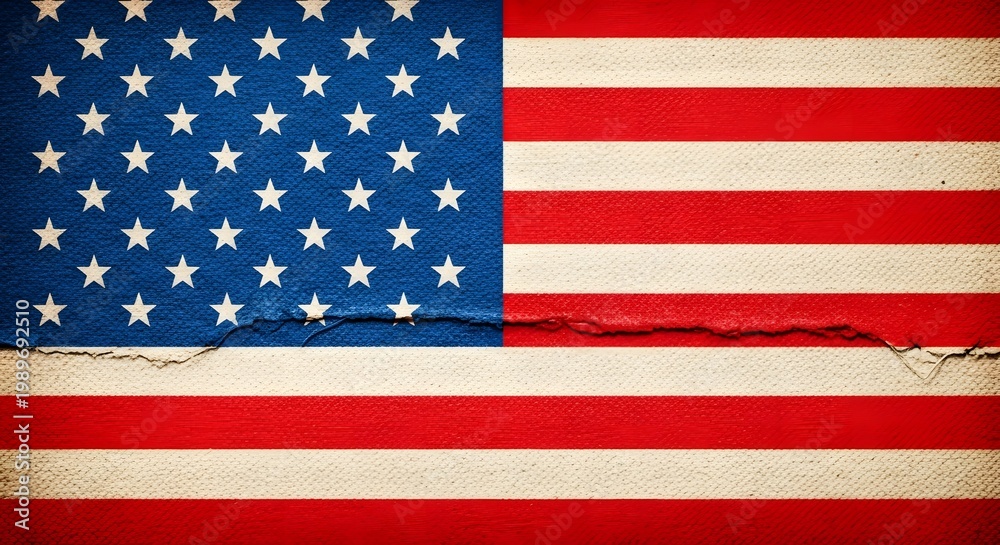 Fototapeta premium Patriotic american flag for memorial day honoring heroes and remembrance