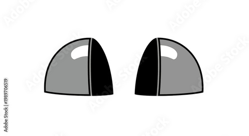 Cartoon style anime eyes