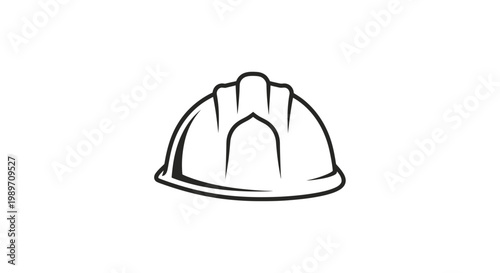 Construction worker safety hard hat.
