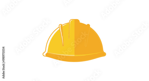 Yellow Hard Hat Safety Construction Helmet.