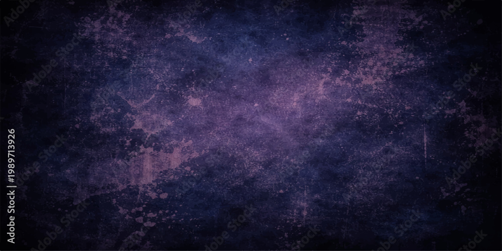 Fototapeta premium An abstract dark blue grunge background featuring a storm of clouds and smoke textures with a mysterious light pattern evoking a night sky fog