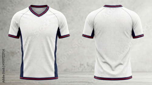 Maqueta de diseño de camiseta deportiva.