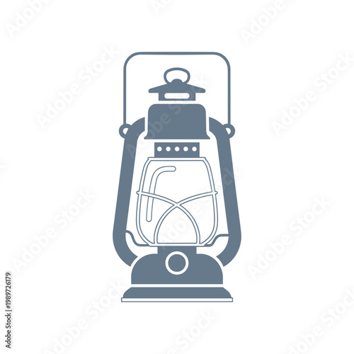 Vintage-style kerosene lantern with a classic design and handle