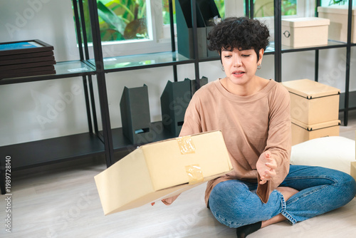 Young adult entrepreneur on...