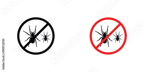 Stop insect signs graphic design vector symbols. Best for Graphics