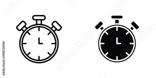 Free Download Stop watch icon graphic design vector symbols. Best for Graphics - GFXLoad