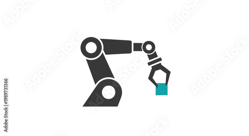 Robotic Arm Industrial Machine Part.