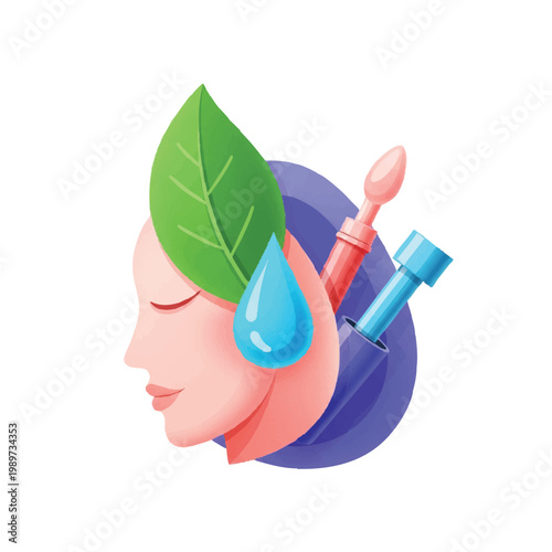 Natural Skincare Ingredients and Beauty Products.