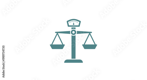 Scales of Justice Balance Law Symbol.