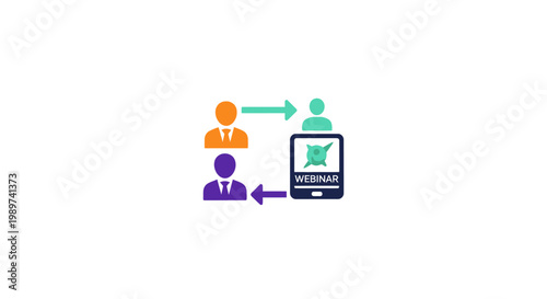 People Sharing Information via Smartphone.