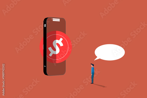 Businessman use online mobile payment or money transfer with a smartphone app. concept of digital finance, secure payments, mobile banking, or the successful completion of an online transaction