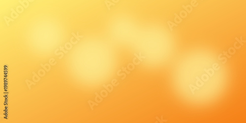 Warm orange gradient background with soft bokeh lights for cinematic atmosphere