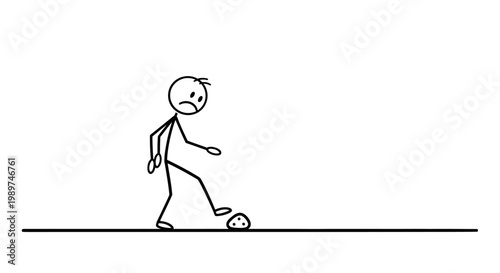 Man playing soccer with ball.