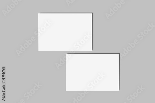 Postcard Presentation Mockup Design Blank