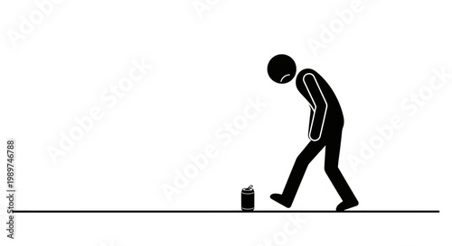 Man walking with luggage case.