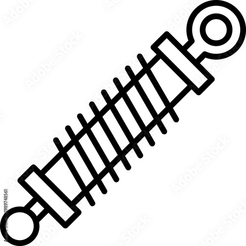Fotografie Shock Absorber Icon