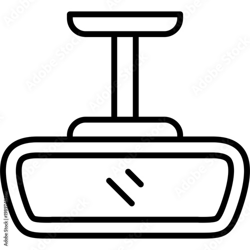 Rearview Mirror Icon