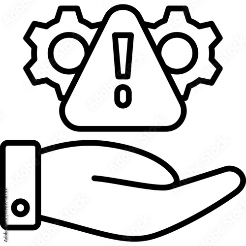 Risk Management Icon