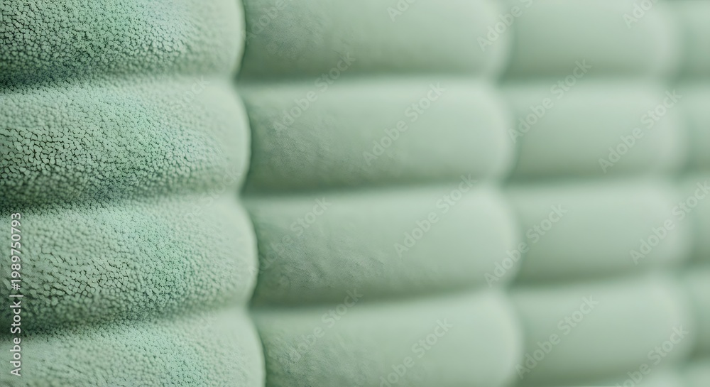 Fototapeta premium Mint green velvet texture luxurious soft fabric pattern