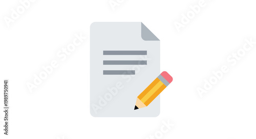 Pencil on a piece of paper.