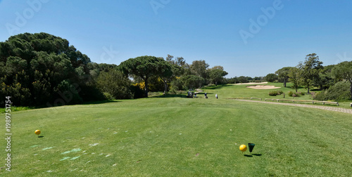 Parcours de 18 trous sur le golf de San Lorenzo à Quinta do Lago au Portugal dans l'Algarve