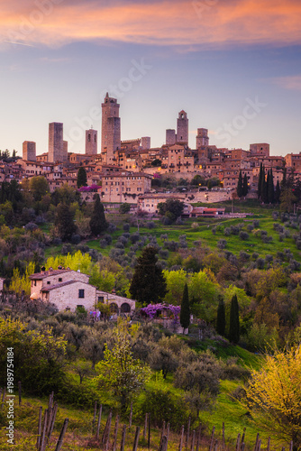 In the historic center of San Gimignano