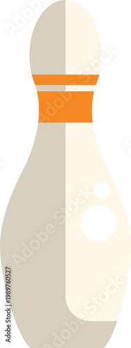 Bowling pin for sports game and competition activity