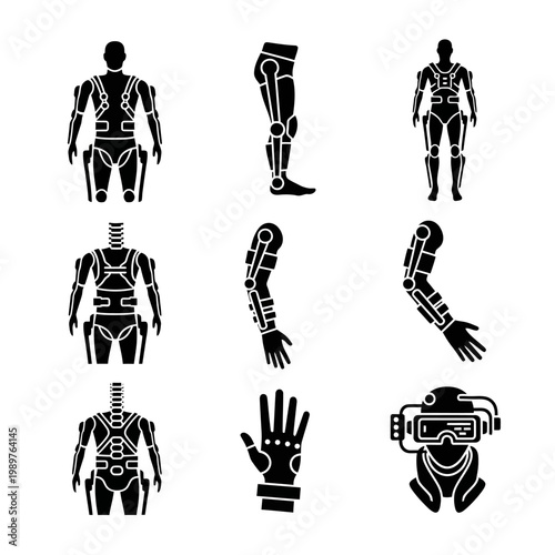 Futuristic Exoskeleton and VR Gear: Human Augmentation Technology