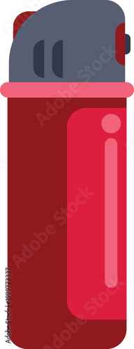 Red pepper spray canister providing self defense and protection against threats