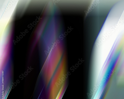 Canvas Print The concept of deflecting the light of a prism