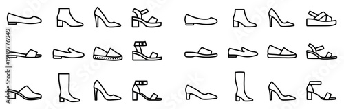 Fashion icons with heels sandals boots minimal