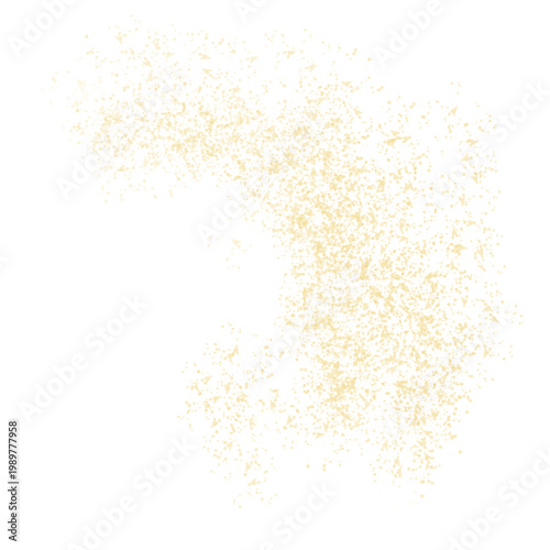 Gold Particle Grain Explosion 