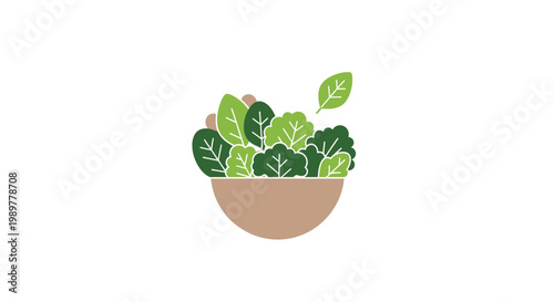 Green plants in a pot.
