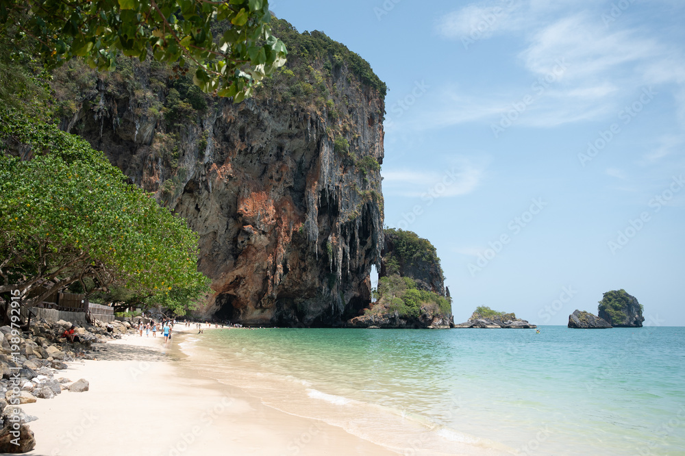 Fototapeta premium tropical beach with turquoise water
