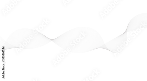 Vector illustration of a smooth flowing frequency wav