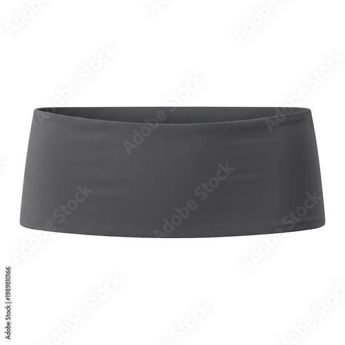 Dark Gray Silicone Wristband in Simple Design for Fashion or Fitness