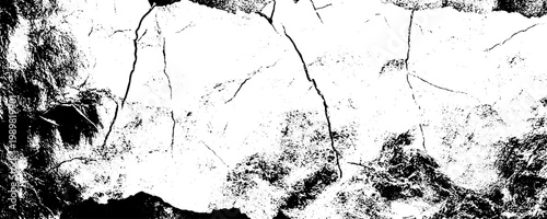 Old weathered surface with messy ink splats and cracked details