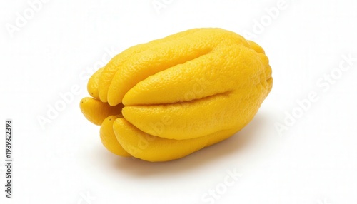 Buddha’s hand citron isolated on white background