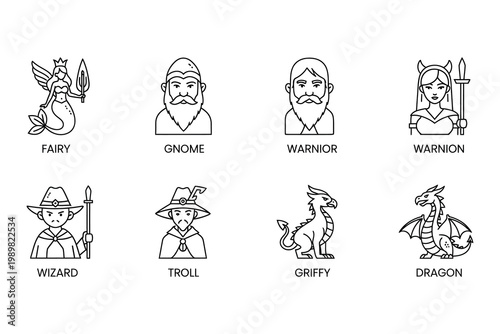 Fathers day icon set diverse dad characters illustrations for celebrating fatherhood