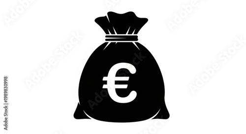 Money bag with dollar symbol representing business finance wealth cash investment and success concept illustration