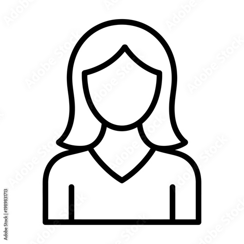 Vector of a woman's face with a shield symbol for protection and security online.