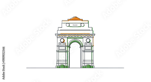 Gateway of India Mumbai Monument Architecture.