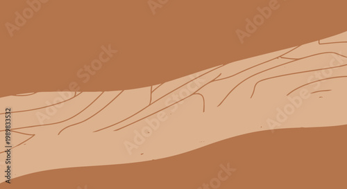 Abstract light brown background with subtle wavy lines and an earthy, sandy texture, natural and warm.