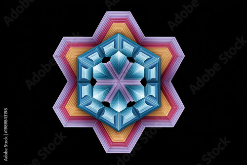 Precise Hexagon Symmetry Grid for Architectural Design